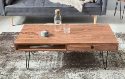 Couchtisch 120 x 60 cm Akazie