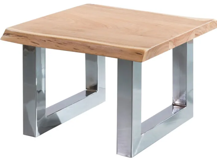 Couchtisch 60 x 58 cm braun