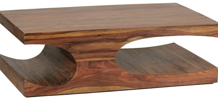 Couchtisch 118 x 70 cm braun