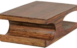 Couchtisch 118 x 70 cm braun