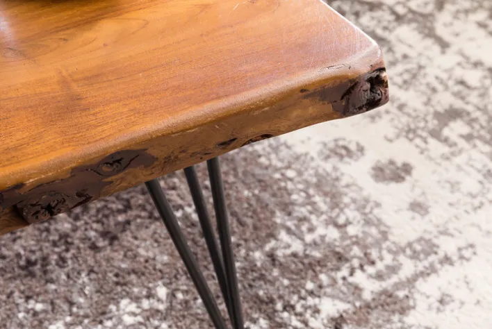 Couchtisch 56 x 51 cm braun