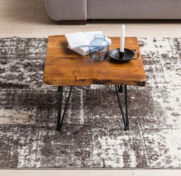 Couchtisch 56 x 51 cm braun