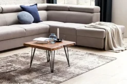 Couchtisch 56 x 51 cm braun