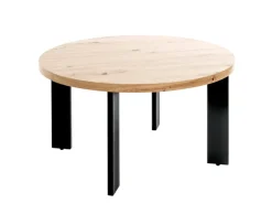 Couchtisch 75 x 42 cm braun/schwarz