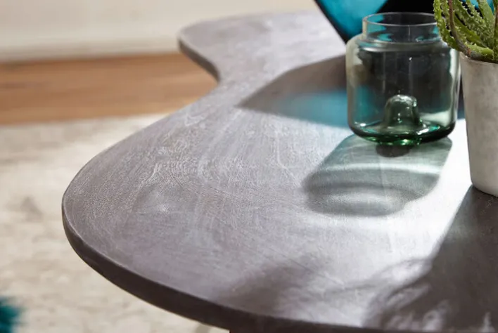 Couchtisch 122 x 63 cm grau