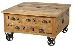 Couchtisch 90 x 47 cm Mangoholz massiv