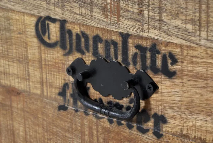 Couchtisch 90 x 47 cm Mangoholz massiv