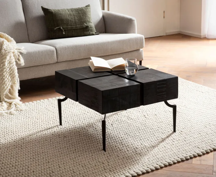 Couchtisch 60 x 60 cm Schwarz