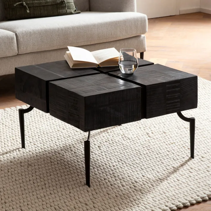 Couchtisch 60 x 60 cm Schwarz