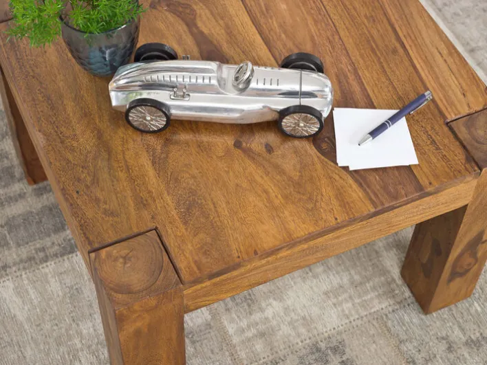 Couchtisch 60 x 60 cm Sheesham