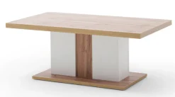 Couchtisch AARON braun/ weiß