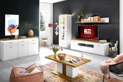 Couchtisch AARON braun/ weiß