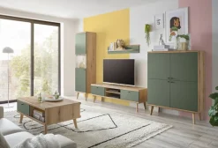 Couchtisch ALVA 107x67 cm Evoke Eiche teilmassiv