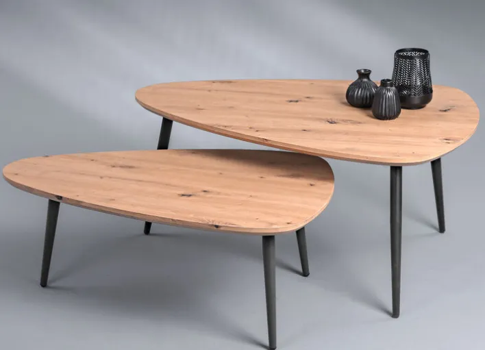 Couchtisch BERTHA 2-teilig