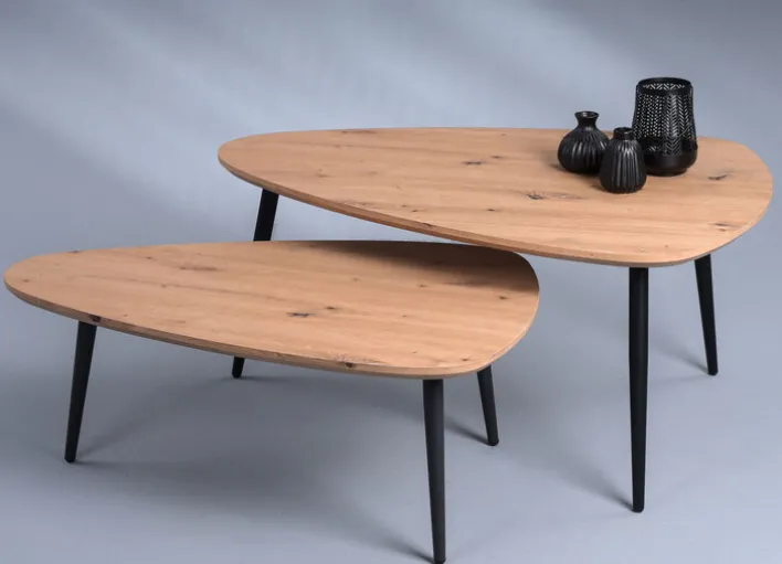 Couchtisch BERTHA 2-teilig