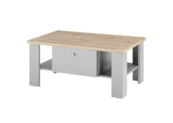 Couchtisch CHAMBORD 107x67 cm grau/braun