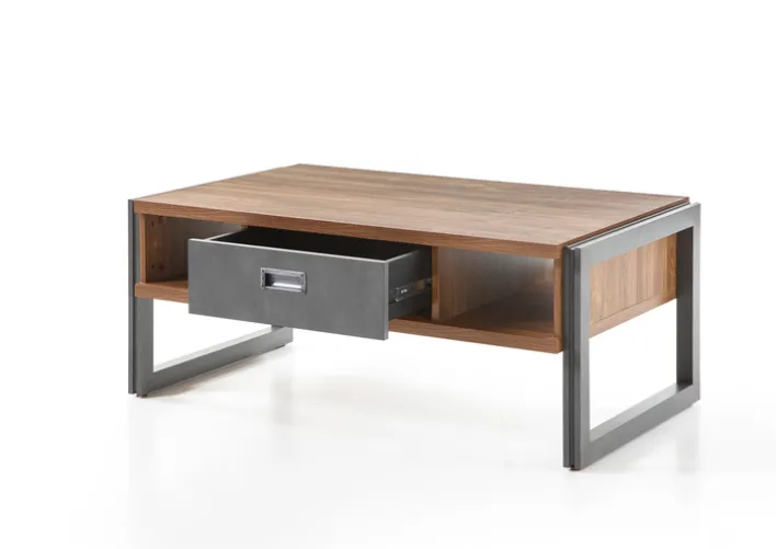 Couchtisch DETROIT 113x67 cm Stirling Oak/Matera