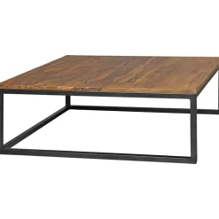 Couchtisch 2er Set Schwarz/ Sheesham massiv