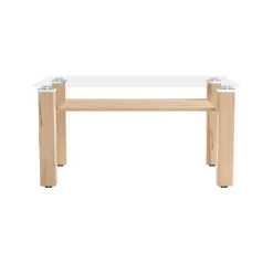 Couchtisch NEW YORK 90 x 43,5 x 60 cm Kernbuche braun