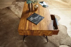 Couchtisch NISHAN 87 x 55 cm braun