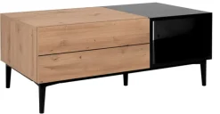 Couchtisch NOLA 100 x 55 cm Artisan Oak/schwarz