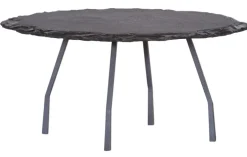 Couchtisch rund BOBBY 80 cm schwarz/ anthrazit