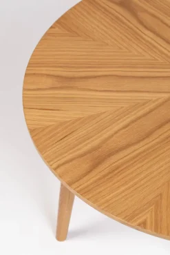 Couchtisch rund FABIO 80 cm Eiche