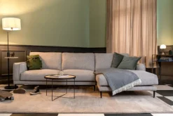 Couchtisch rund LORENZ Rattangeflecht