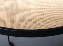 Couchtisch rund LORENZ Rattangeflecht