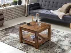 Couchtisch 60x60x45 cm braun