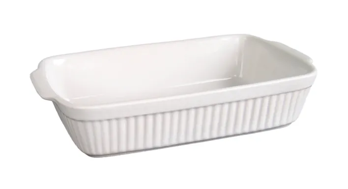 CreaTable Auflaufform CLASSIC Steinzeug weiß