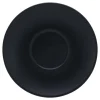 CreaTable Cappuccino-Untertasse SOFT TOUCH 6er Set 15 cm Steinzug schwarz