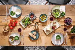 CreaTable Dessertteller NATURE COLLECTION wasserblau