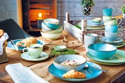 CreaTable Dessertteller NATURE COLLECTION wasserblau