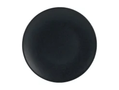 CreaTable Dessertteller SOFT TOUCH 6er Set schwarz matt