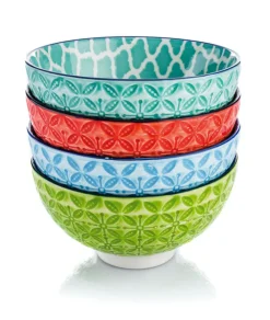 CreaTable Dipschale MEDITERRAN 4er Set 11,5 cm blau