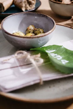 CreaTable Dipschale NATURE COLLECTION sandbeige