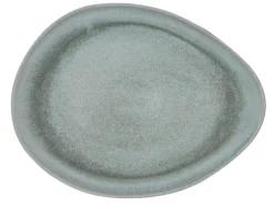 CreaTable Gourmetplatte PIETRA 31 x 24 cm Keramik graphitgrau