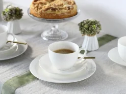 CreaTable Kaffeeservice FLEUR ROYAL 18-teilig creme weiß