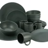 CreaTable Kombiservice SOFT TOUCH BLACK 16-teilig schwarz