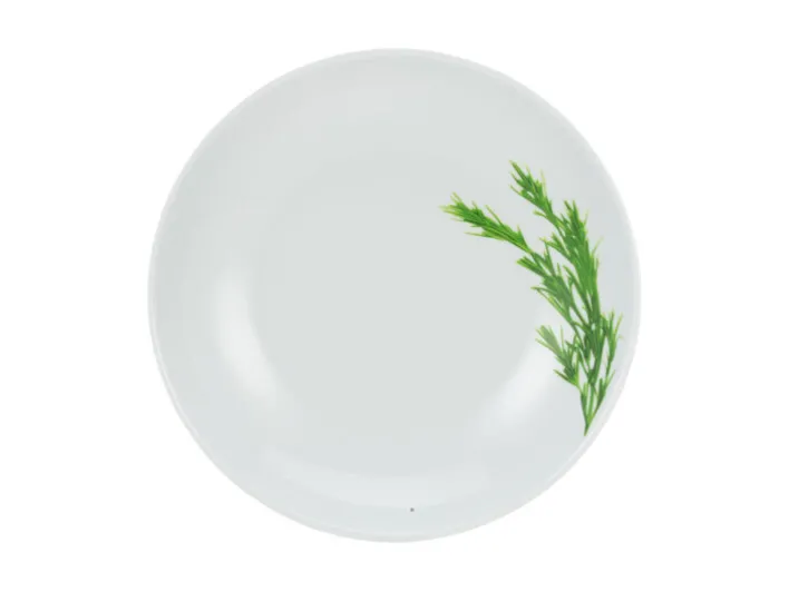 CreaTable Pastabowl KRÄUTER ROSMARIN 6er Set weiß