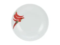 CreaTable Pastabowl KRÄUTER CHILLI 6er Set weiß