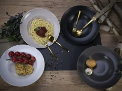 CreaTable Pastateller MANHATTAN 6er Set 27 cm weiß