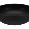 CreaTable Salatschüssel UNO SCHWARZ Steinzeug glasiert rund 28 cm Schwarz