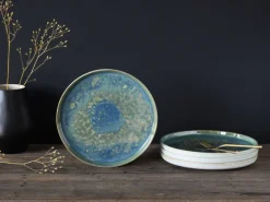 CreaTable Speiseteller YUKI 6er Set 28 cm Hochwertiges Steinzeug