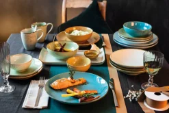 CreaTable Suppenteller NATURE COLLECTION wasserblau