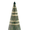 Deko Objekt CALM & COSY Keramik 23 x 10,6 x 10,6 cm Tannenbaum Braun/Grün