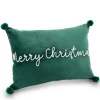 Deko Objekt MERRY CHRISTMAS rechteckig 50 x 35 cm Naturmaterialien/Polyester Grün