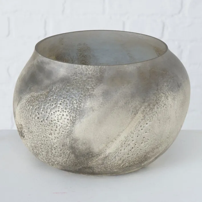 Dekoschale AYENT 15 cm grau