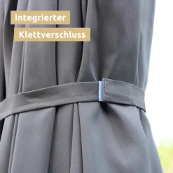 deluxe4home Doppelsonnenschirm DOUBLE 450 x 260 cm anthrazit